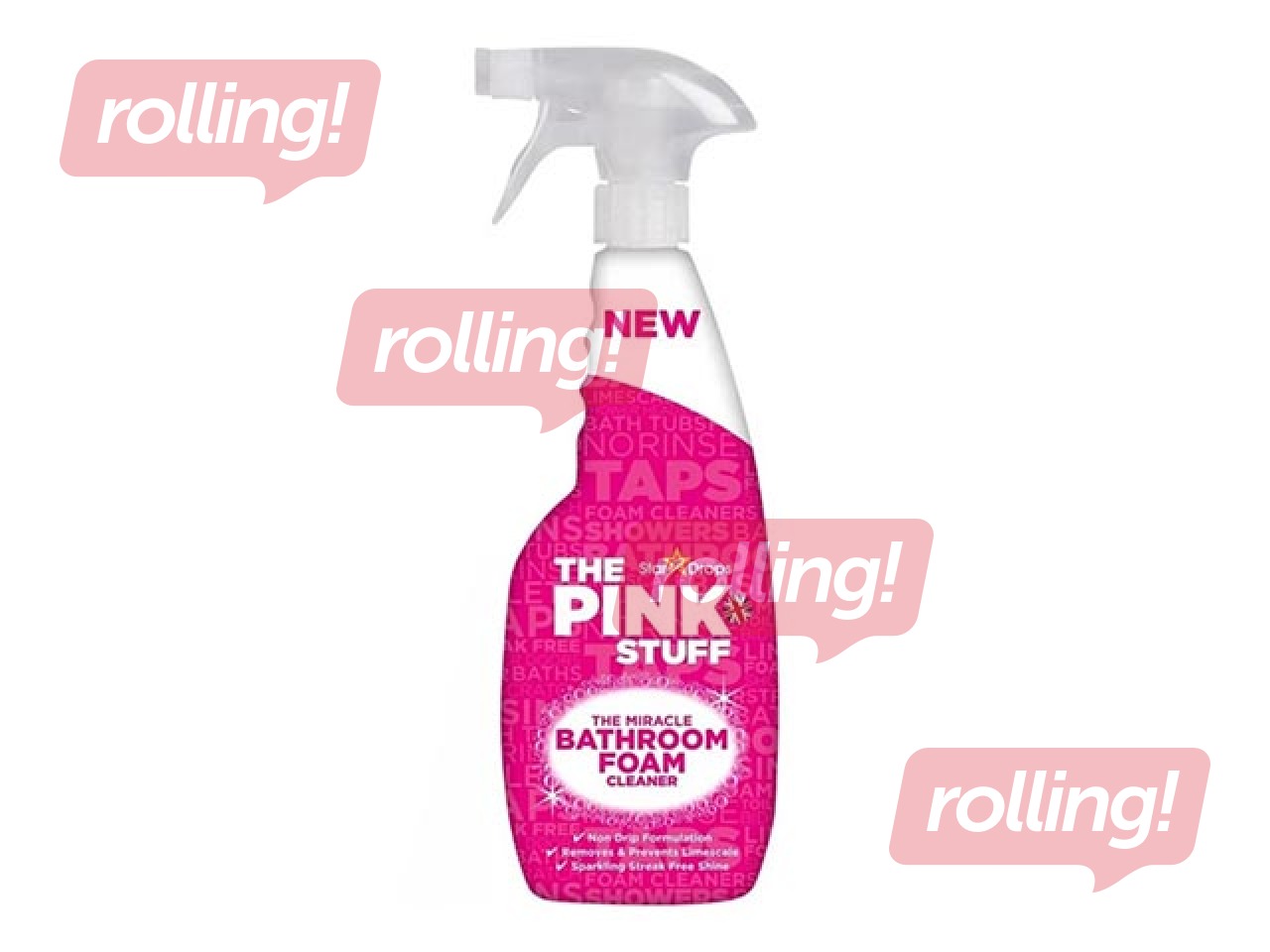 Vannas istabas tīrīšanas putas The Pink Stuff, 750ml