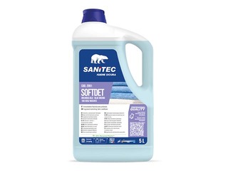 Veļas mīkstināšanas līdzeklis Sanitec Softdet Blue Orchid, 5l