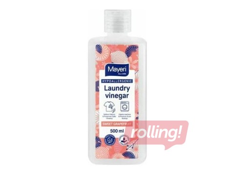 Veļas etiķis Mayeri, Sweet grapefruit, hipoalerģisks, 500ml