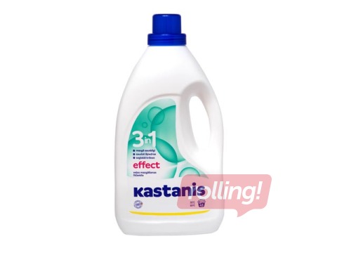 Šķidrais veļas mazgāšanas līdzeklis Kastanis, 3in1 Efekts, universāls, 1.8l