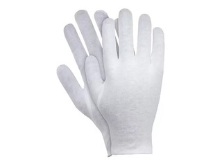 Viesmīļu pirkstaiņi art.RWK, kokvilnas, balti, L/9