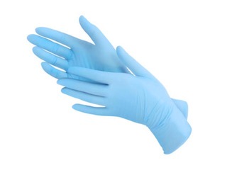 Cimdi nitrila bez pūdera Medline Mediguard, XL, 180 gab., zili