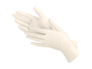 Cimdi lateksa bez pūdera Medline Curad Latex, XL, 90 gab., balti