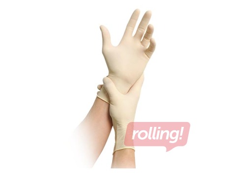 Cimdi lateksa bez pūdera MaiMed- Soft PF XL, baltie, 100 gab.