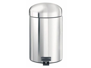 Atkritumu tvertne nerūsējoša tērauda ar pedāli TORO Retro, 5l