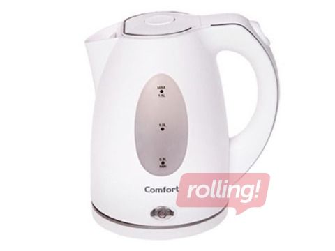 Tējkanna elektriskā Comfort 1,5 l, 2000W, balta