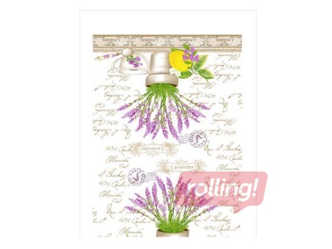 Dvielis, virtuves LAVANDA 38 x 63 cm, 100% kokvilna