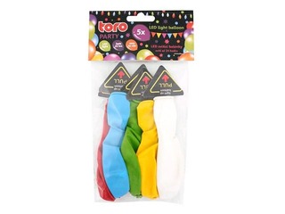 Baloni ar LED gaismām, 5 gab.