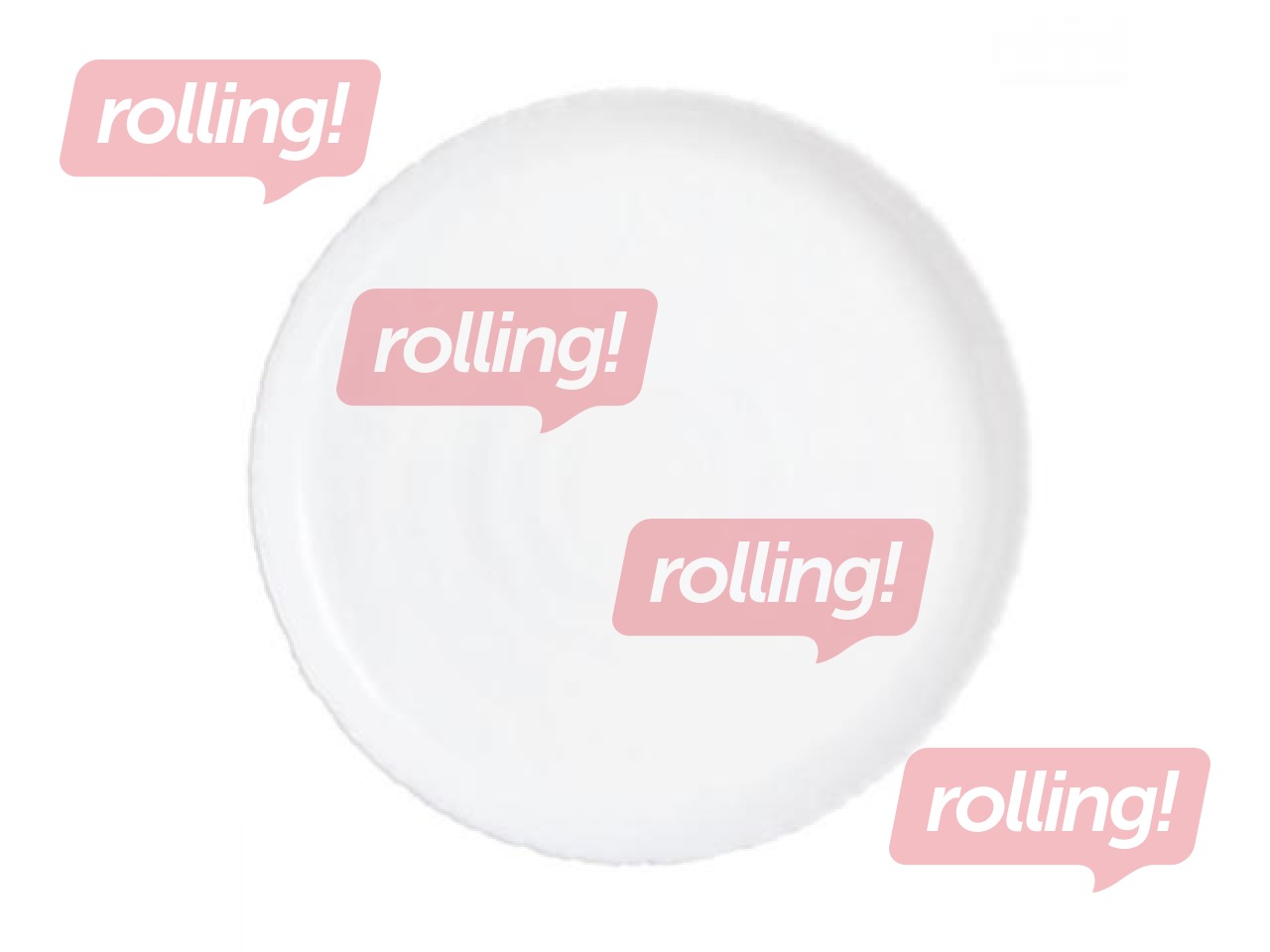 Šķīvis pusdienu Ammonite, stikla, 26cm, balts