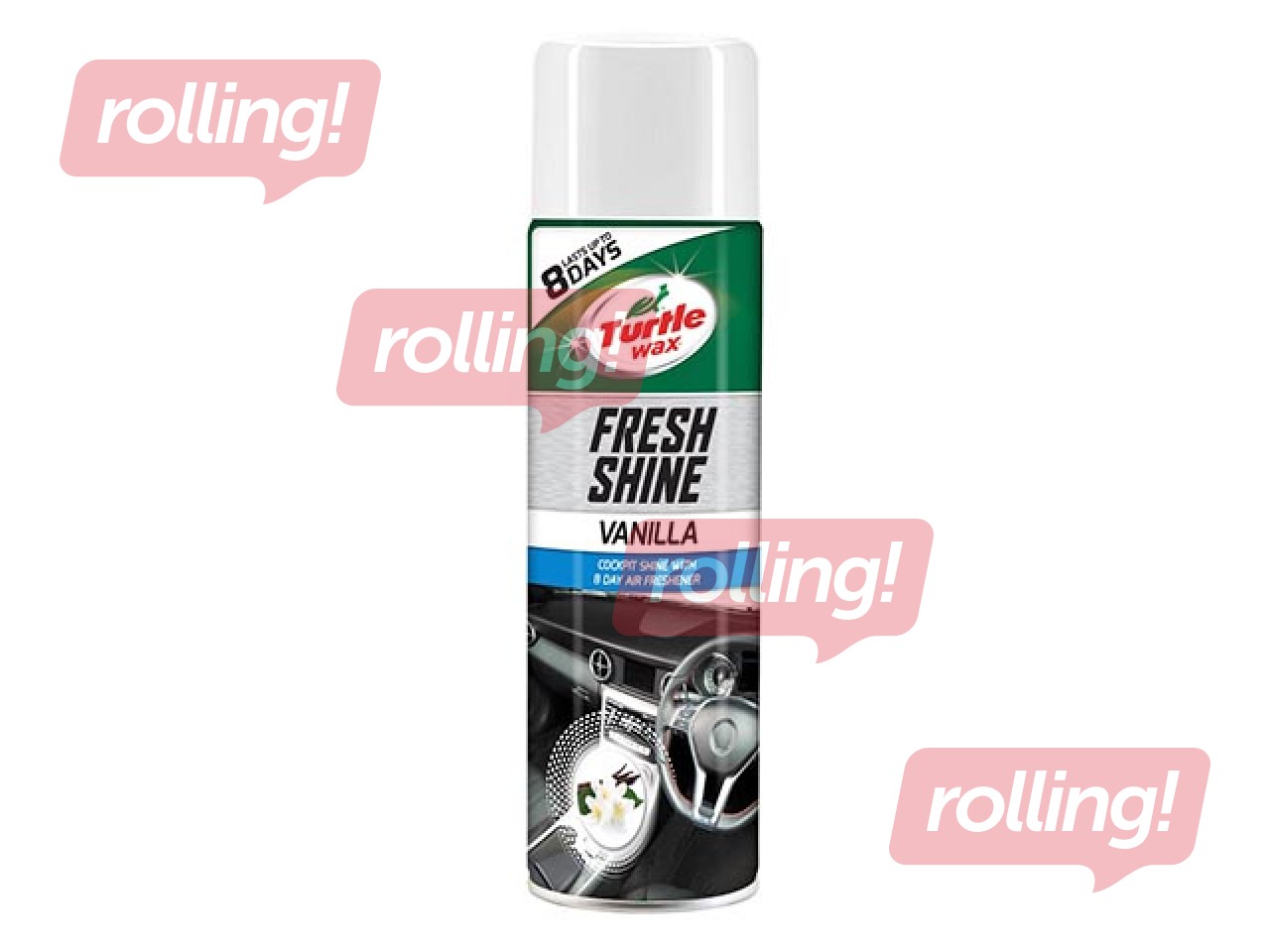 Auto paneļa aerosols Turtle Wax Vanilla, 500 ml