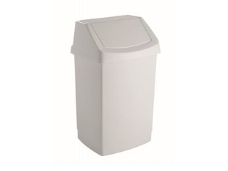 Atkritumu tvertne Click-it, 9L, balta