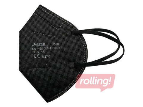 Respirators KN95/FFP2, melns, 5 gab.
