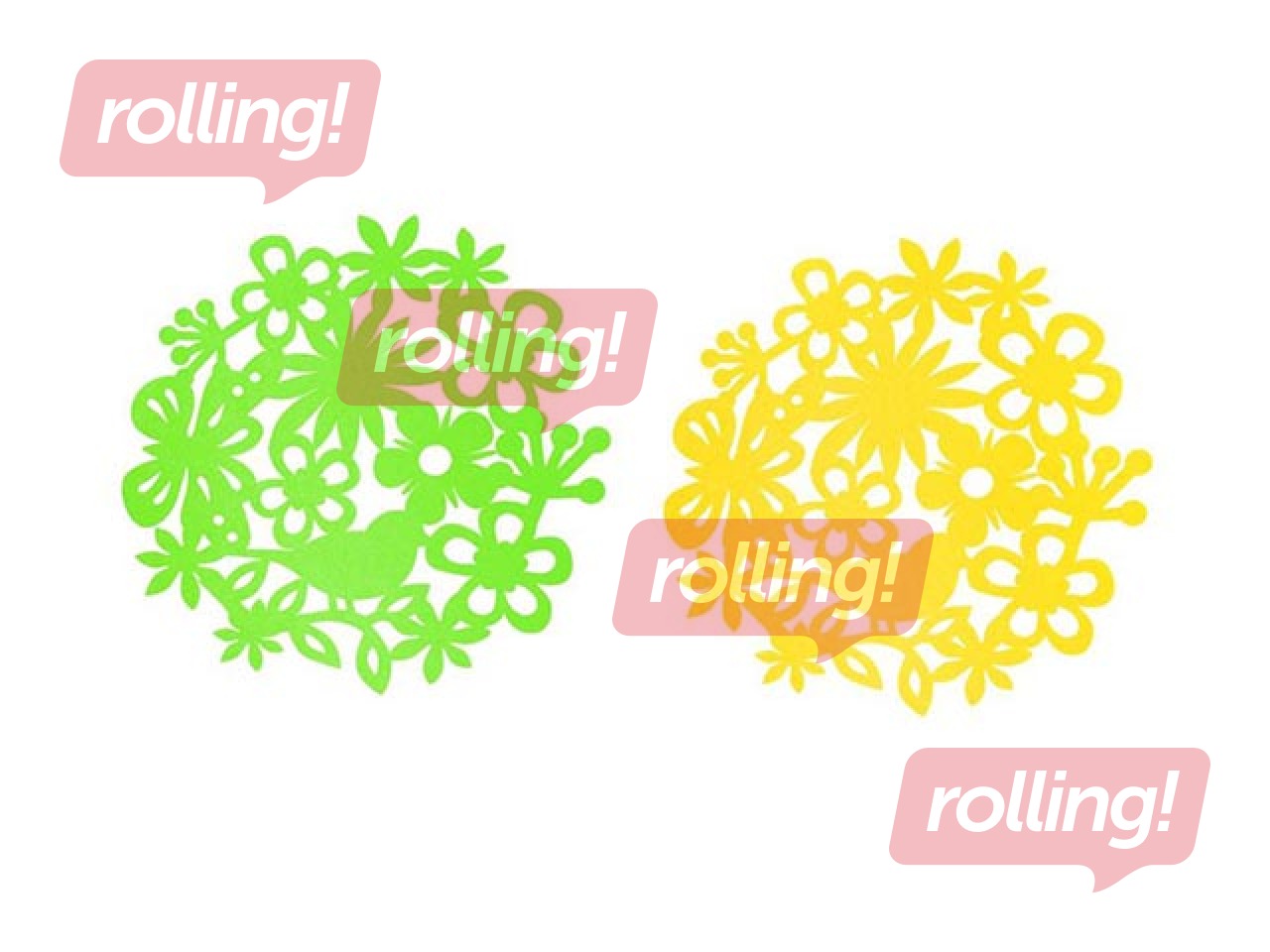 Galda paliktnis Lieldienām, Ø36, filca, asorti
