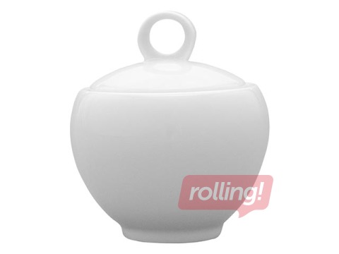Cukurtrauks ar vāku Sonia 200ml, balts