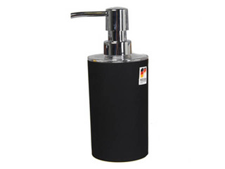 Ziepju dozators Touch, melns, 340ml