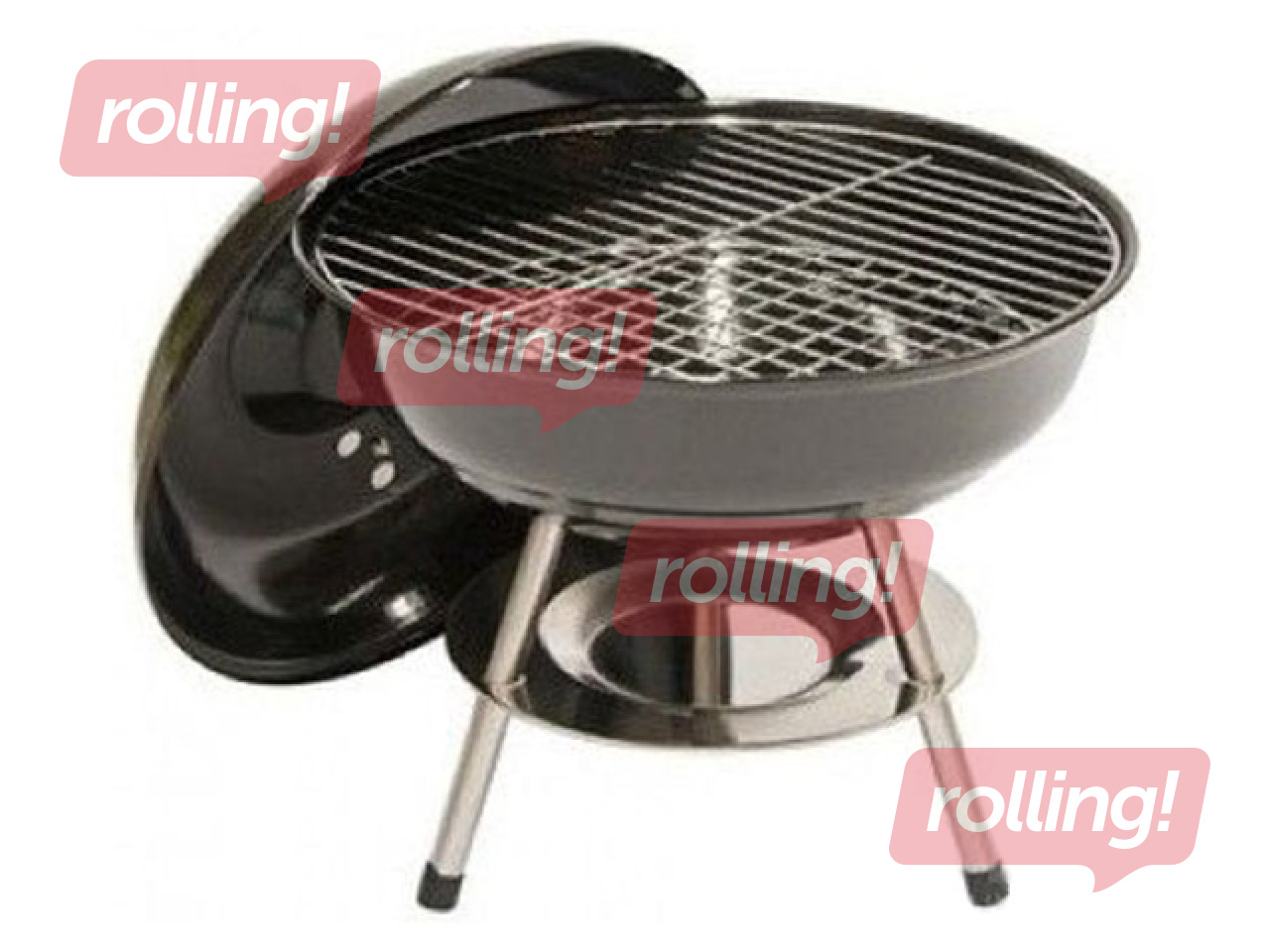 Grils Grillmaster, apaļš, h29cm Ø34cm