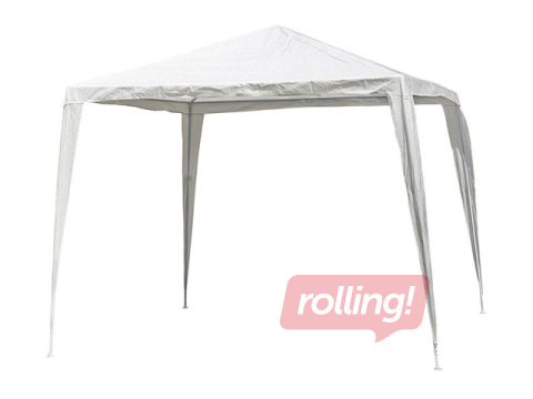 Dārza nojume Party II, 2.40 x 2.40 x 2m, balta