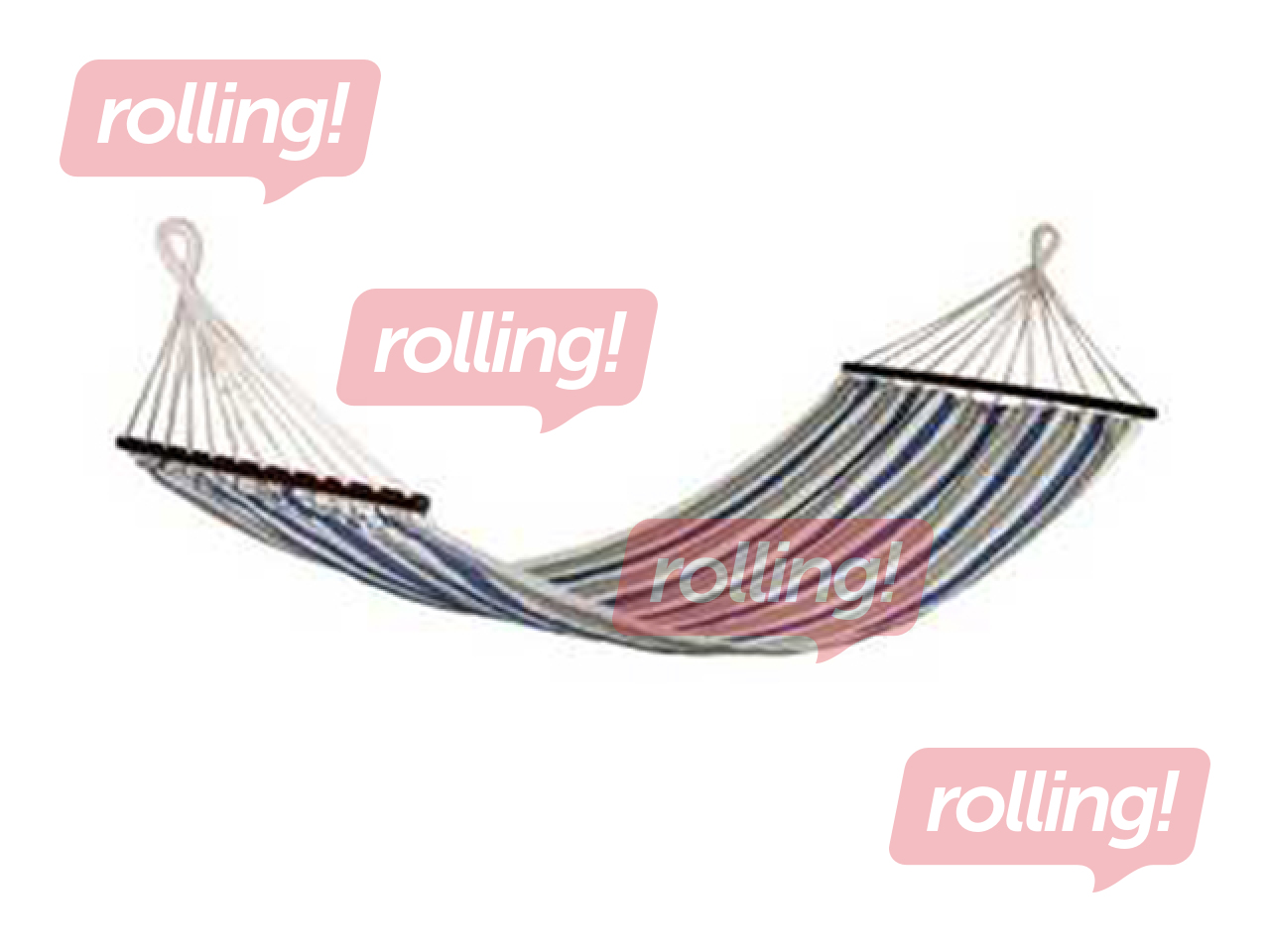 Šūpuļtīkls RIINA, 200 x 80cm, kokvilnas, svītrains