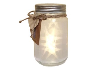 Laterna dekoratīvā, 5 LED, Ø8x13.5cm