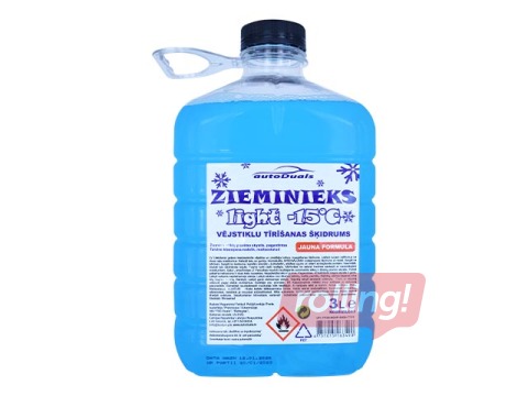 Auto logu ziemas mazgāšanas šķidrums Ziemnieks Light -15C, 3l