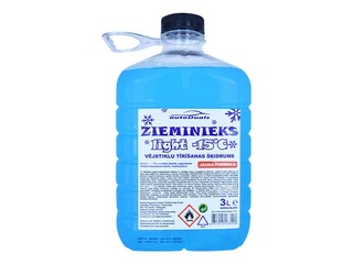 Auto logu ziemas mazgāšanas šķidrums Ziemnieks Light -15C, 3l