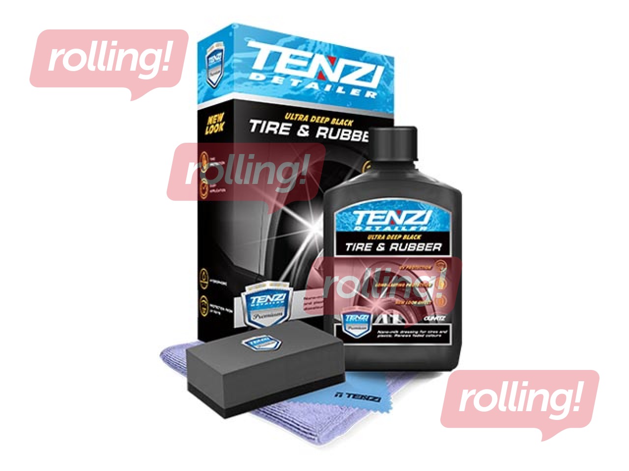 Līdzeklis auto disku un riepu apkopei TENZI Detailer, 300ml, komplekts