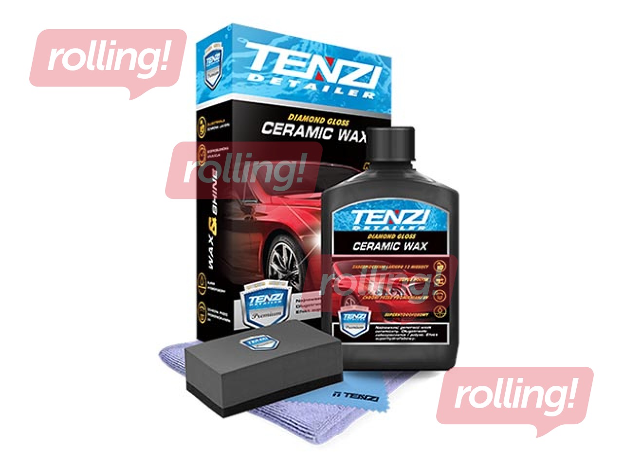 Vasks virsbūves aizsardzībai TENZI Detailer, 300ml, komplekts