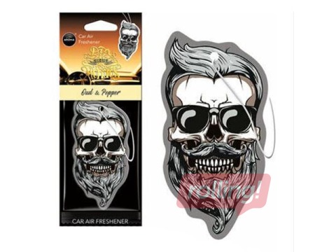 Auto gaisa atsvaidzinātājs Aroma Car Oud & Pepper skull