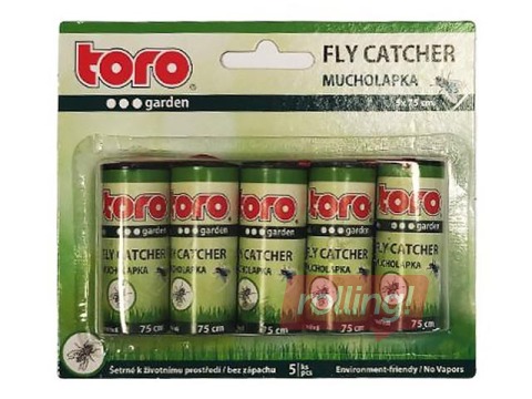 Mušpapīrs 5 rullīši, 3.6x75cm