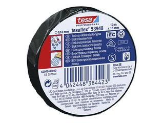 Elektrības izolācijas lente Tesa 53988, melna, 10 m