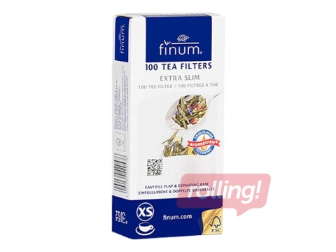 Tējas filtri, izmērs XS, 100 gab.