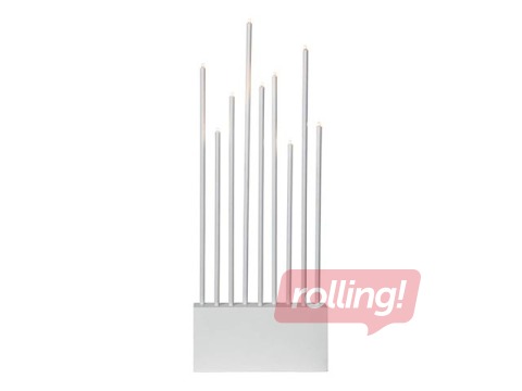 Svečturis Buzz  ,9 led, 23x60x6cm, balts