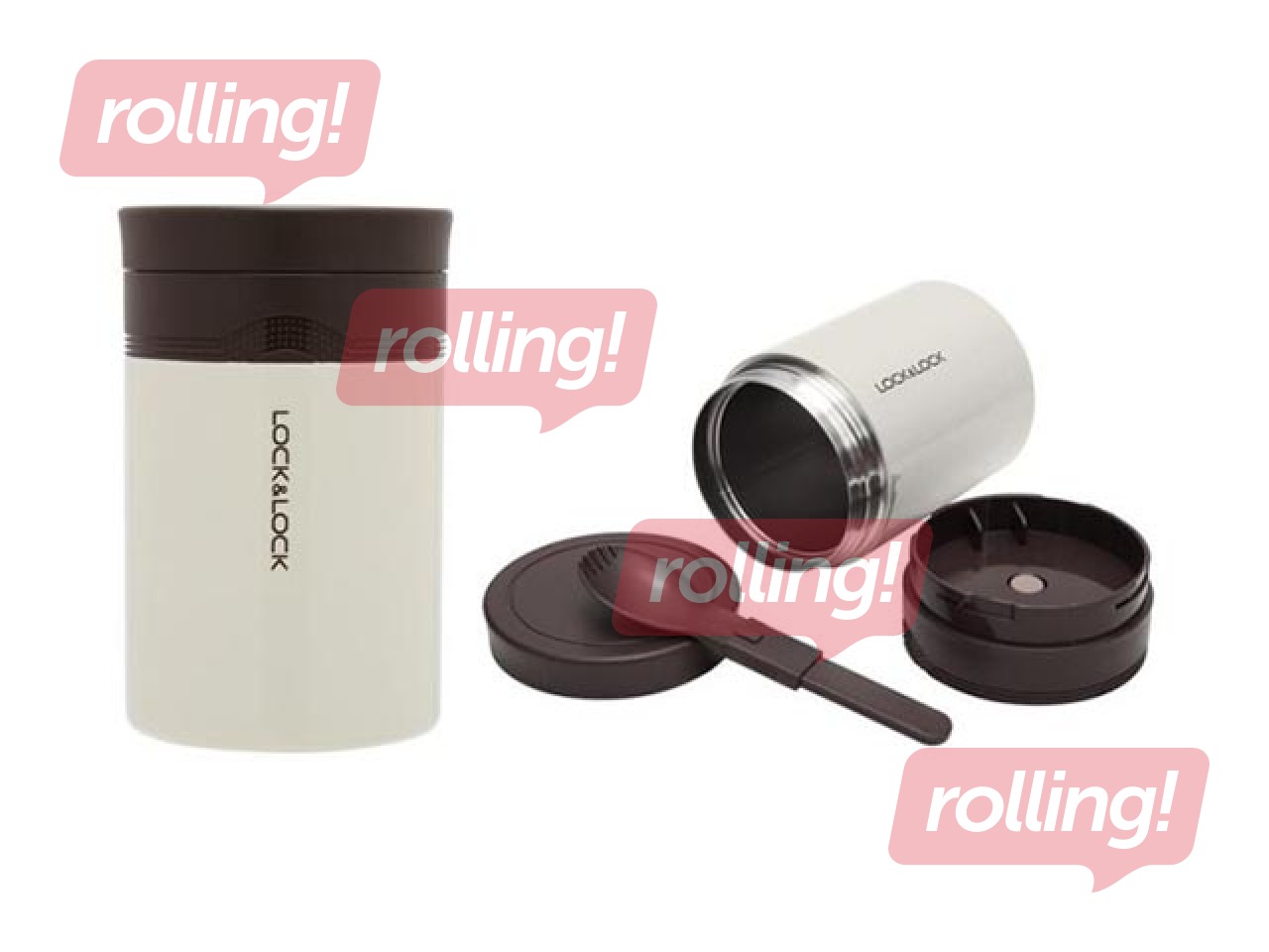 Termoss pārtikai Lock&Lock, balts, 0.5l