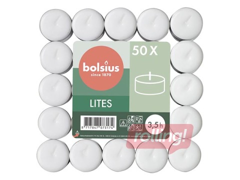 Tējas sveces, 3.5h, 50 gab.