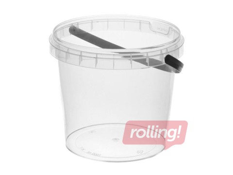 Spainis ar vāku un rokturi, Ø131/120mm, 1l