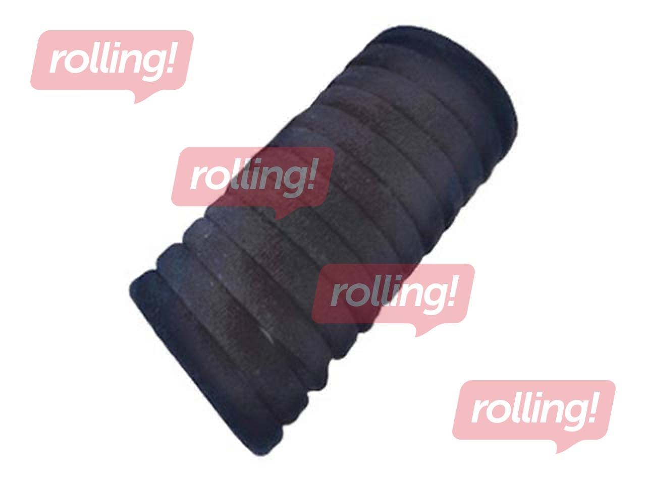 Matu gumijas JZA Black Elastic, 30 gab.