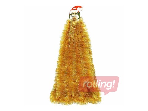 Ziemassvētku virtene Springos, zelta, ø10cm, 6m