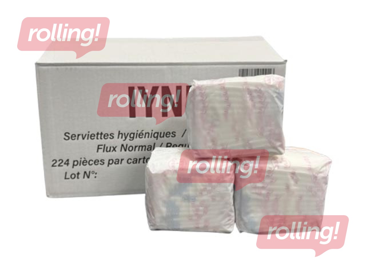 Higiēniskās paketes Iyni , regular flow, 224 gab.