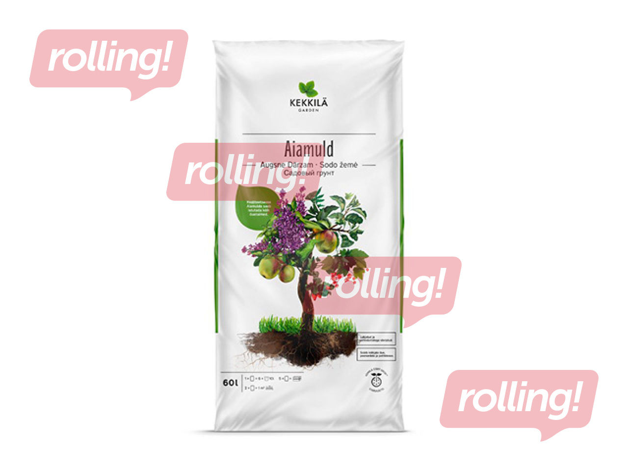 Dārza augsne, KEKKILA Oy, 60L