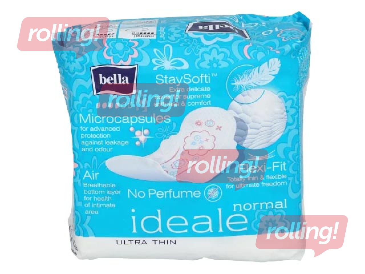 Higiēniskās paketes Bella, Ideale StaySofti Normal, 20 gab.