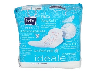Higiēniskās paketes Bella, Ideale StaySofti Normal, 20 gab.