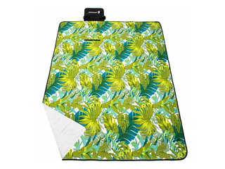 Piknika un pludmales sega, salokāma, zaļos toņos, 150x200cm