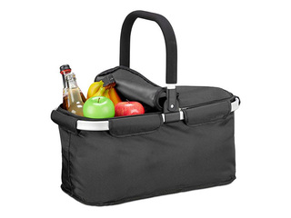 Piknika grozs TORO, ar rokturi un vāku, 49x29x28cm