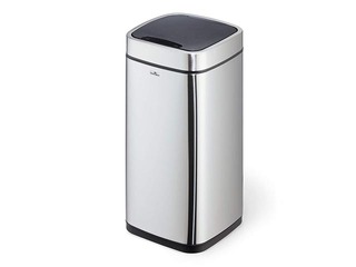 Atkritumu tvertne ar sensoru, No Touch, pelēka, 21l