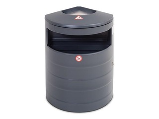 Atkritumu tvertne ar pelnu trauku, gaiši pelēka, 20l