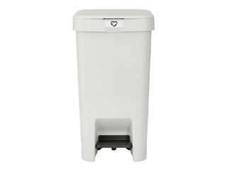 Atkritumu tvertne ar pedāli StepUp, gaiši pelēka, 16l
