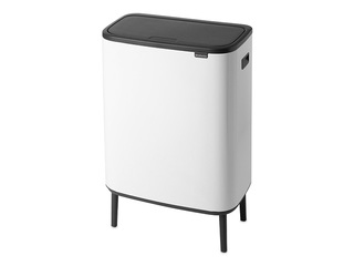 Atkritumu tvertne Brabantia, Bo Touch, balta, 60l