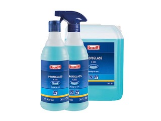 Stiklu tīrītājs ar prettraipu efektu un izsmidzinātāju Buzil G522 Profiglass, 600 ml