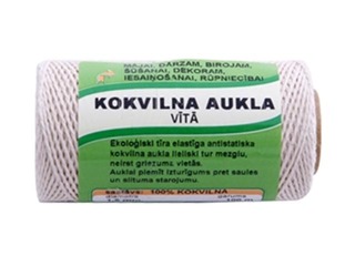 Aukla vīta kokvilnas Tangente, 2mm, 100m