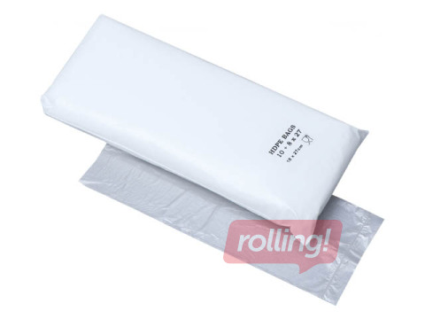 Maisiņi bez rokturiem, 10x8x27 cm, 7 mikroni, 800 gab.